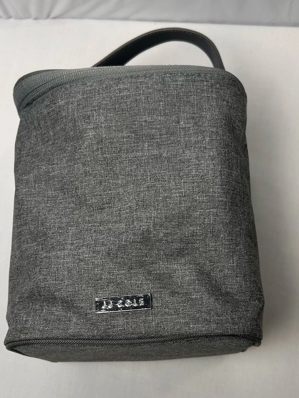 JJ Cole Gray Insulated Bottle Cooler with Top Handle